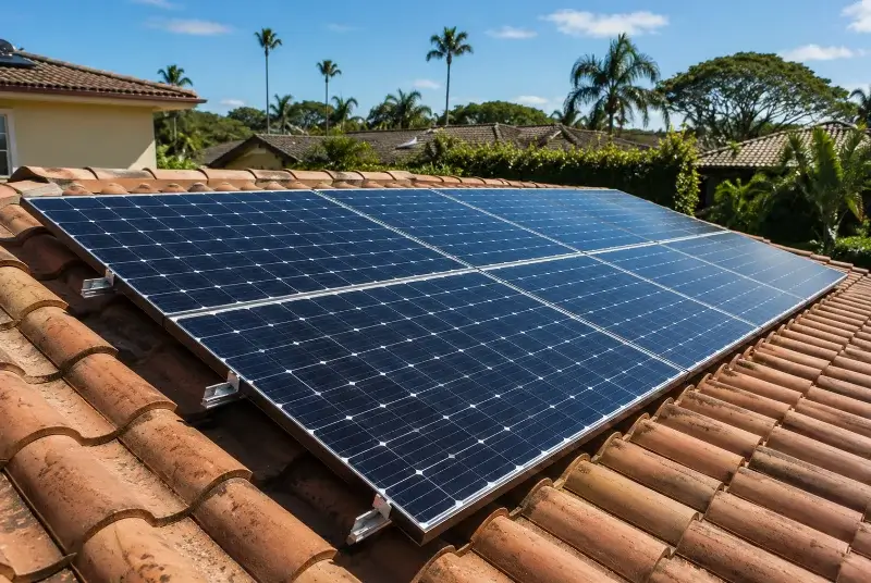 Installation de panneaux solaires à Mées